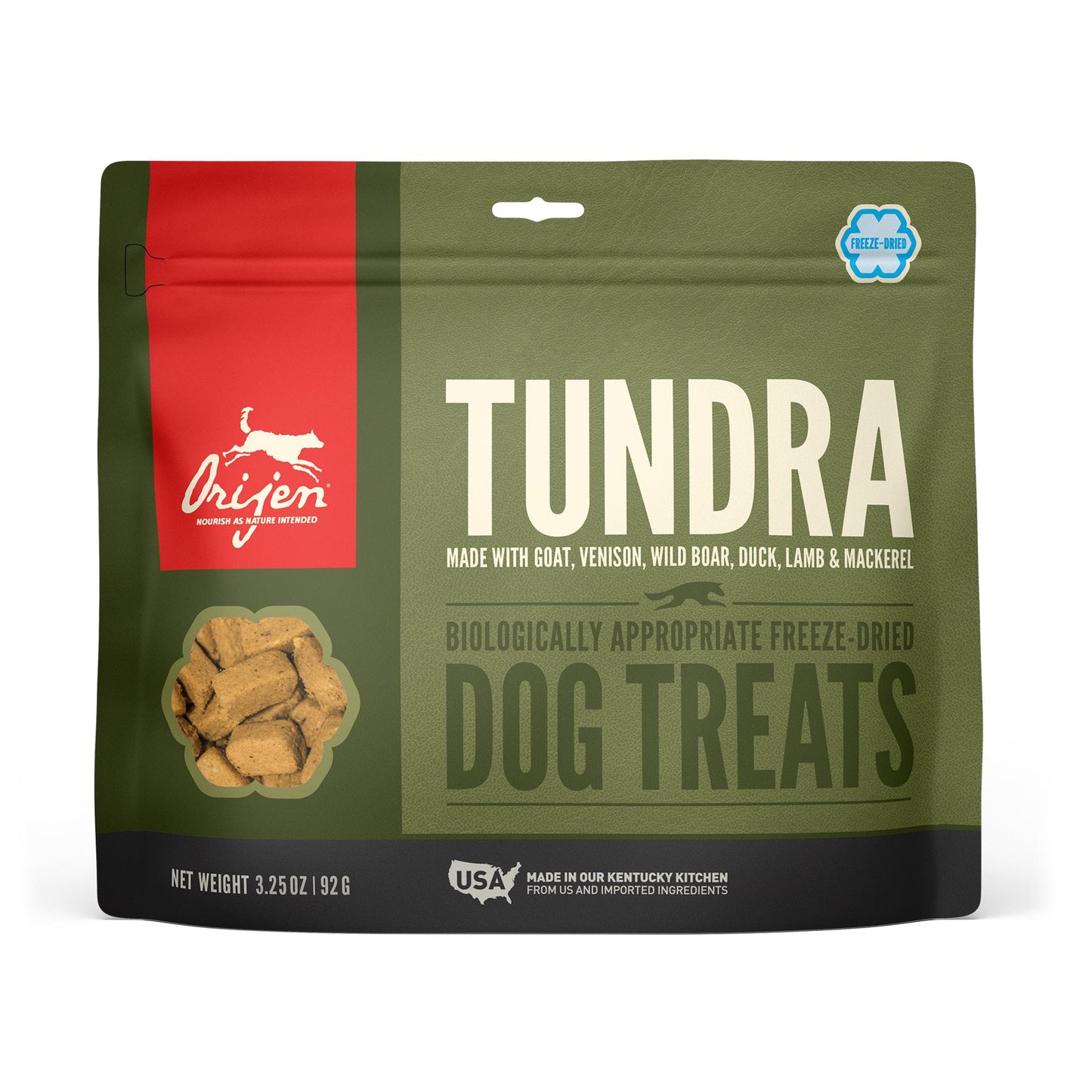 ORIJEN Tundra Grain-Free Freeze-Dried Dog Treats, 3.25-oz (Size: 3.25-oz)