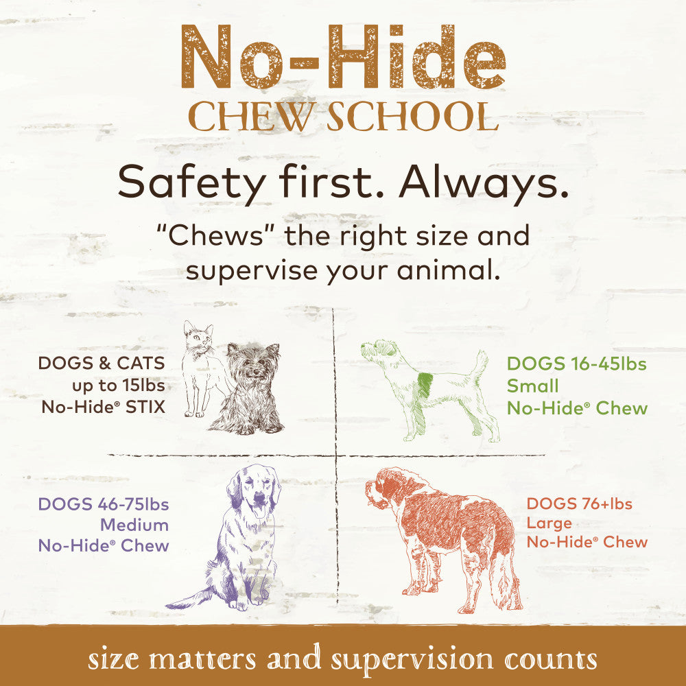 Earth Animal No-Hide Venison Stix Chew Dog Treat, 10-pack (Size: 10-pack)