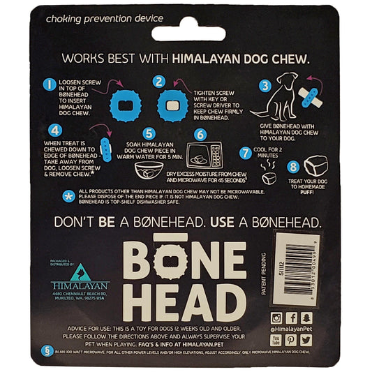 Himalayan Pet Supply Bonehead Dog Treat Toy, Large