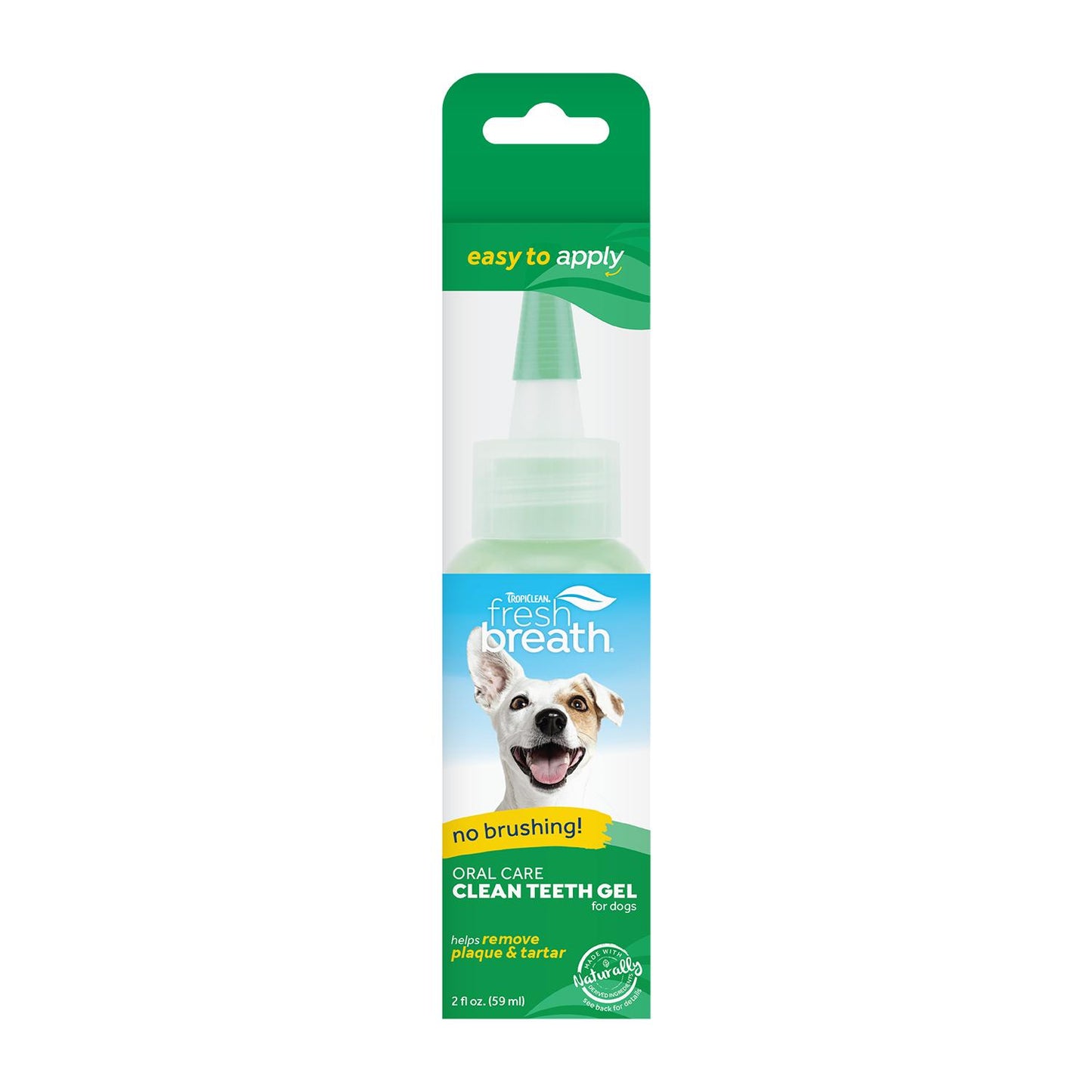 Tropiclean Fresh Breath Oral Care Clean Teeth Gel for Dogs, 2-oz (Size: 2-oz)