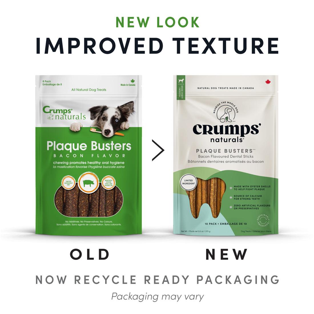 Crumps' Naturals Plaque Busters Bacon Dental Sticks Dog Treats, 7-in, 10-pk (Size: 7-in, 10-pk)