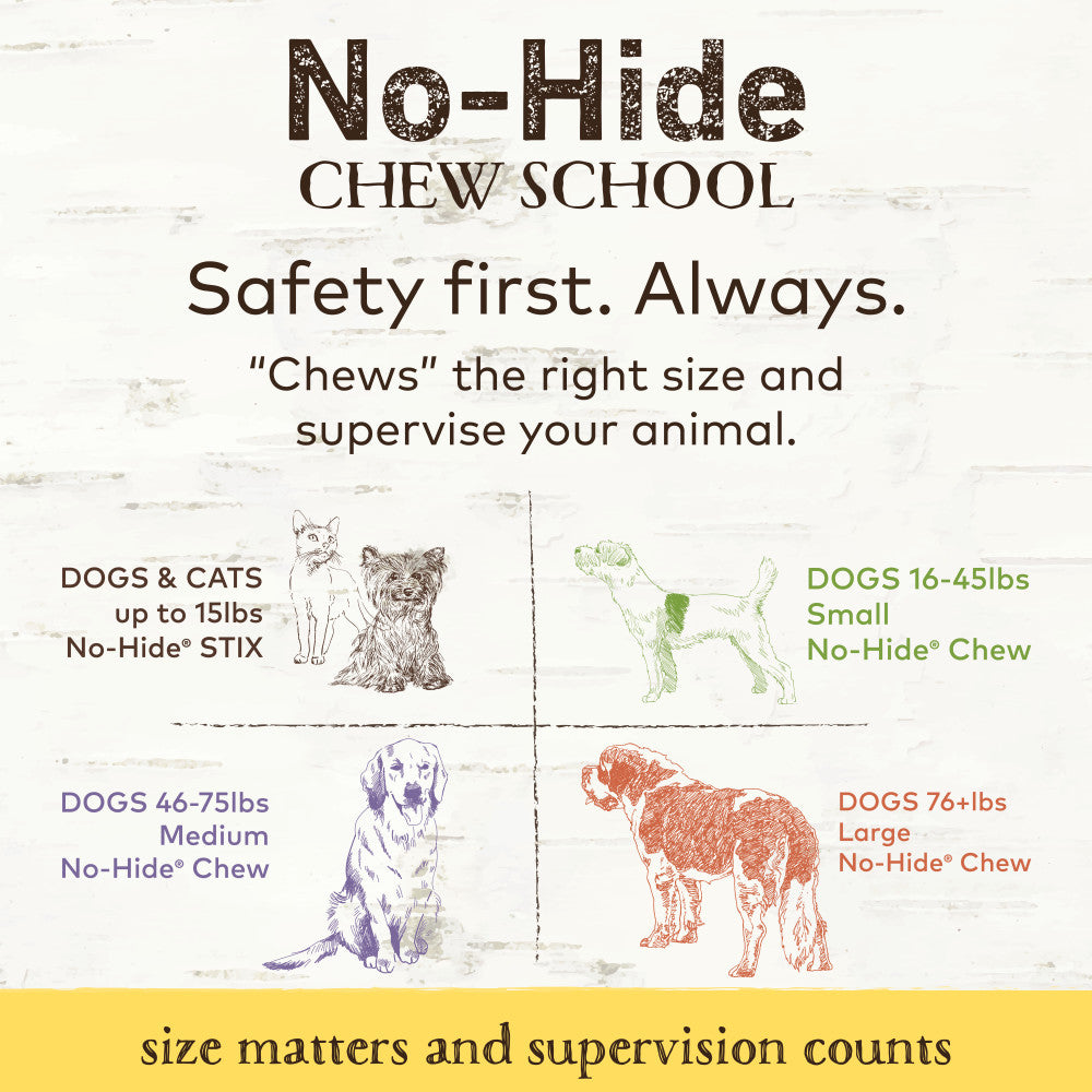 Earth Animal No-Hide Peanut Butter Stix Chew Dog Treat, 10-pack (Size: 10-pack)