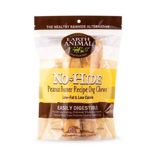 Earth Animal No-Hide Peanut Butter Chew Dog Treat, Medium, 2-pack (Size: Medium, 2-pack)