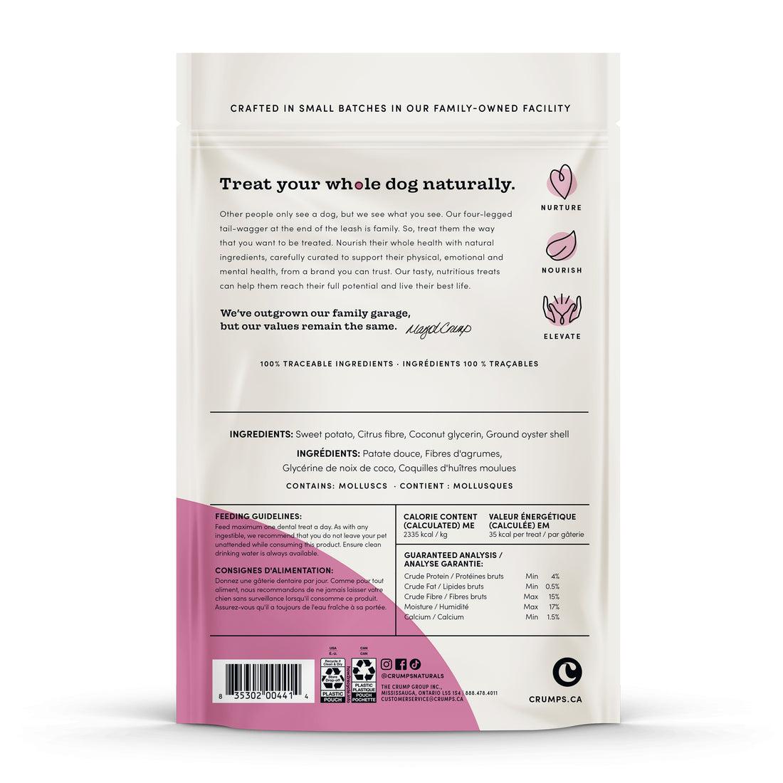 Crumps' Naturals Plaque Busters Original Dental Sticks Dog Treats, 7-in, 10-pk (Size: 7-in, 10-pk)