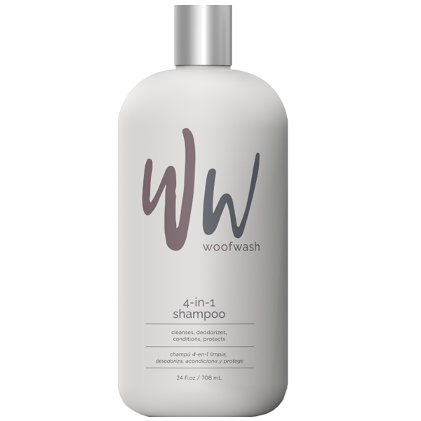 Woof Wash 4-in-1 Shampoo for Pets, 24-oz (Size: 24-oz)