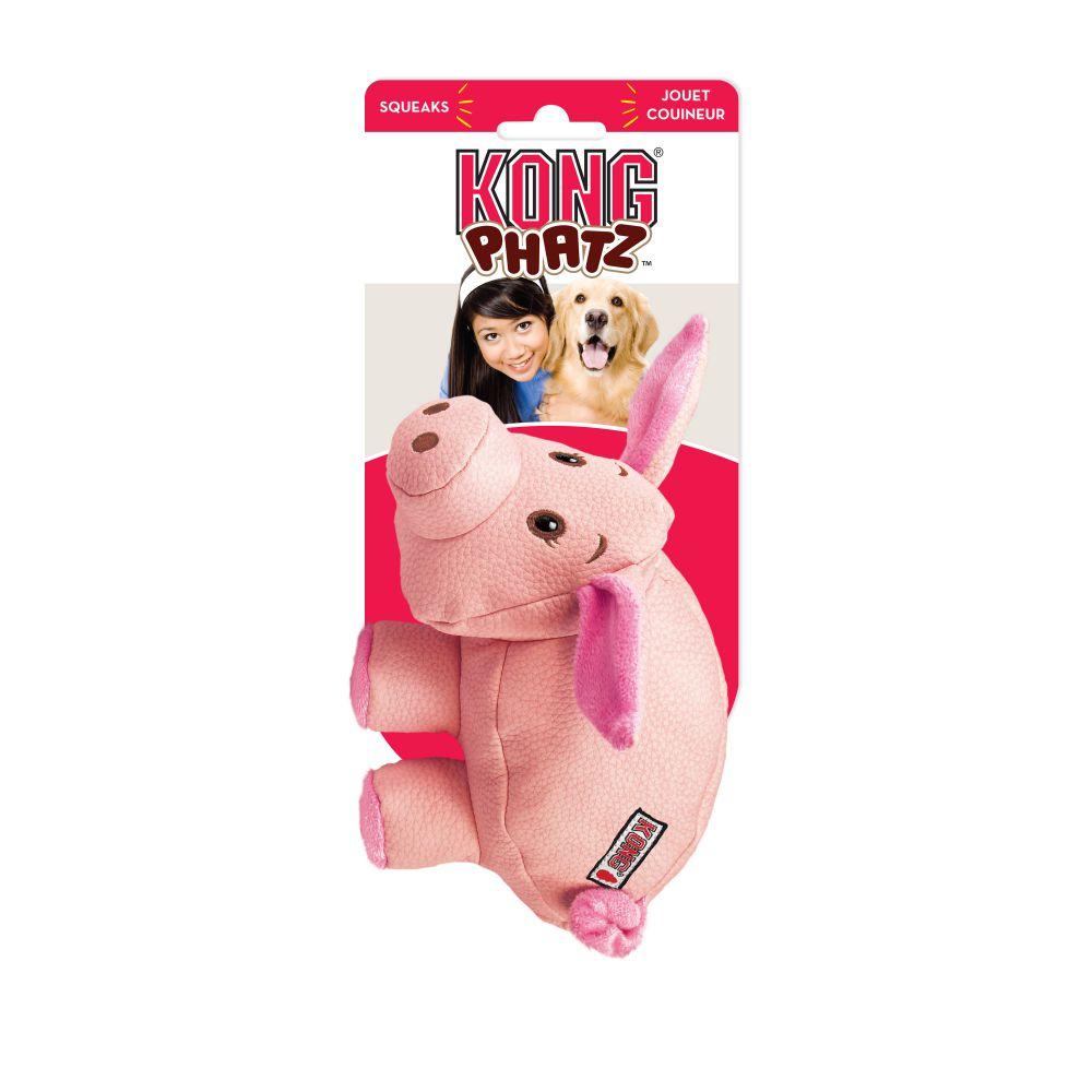 KONG Phatz Pig Dog Toy, Small (Size: Small)