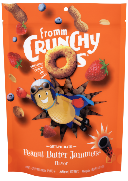 Fromm® Crunchy O's® Peanut Butter Jammers™ Multigrain Dog Treats 26 oz