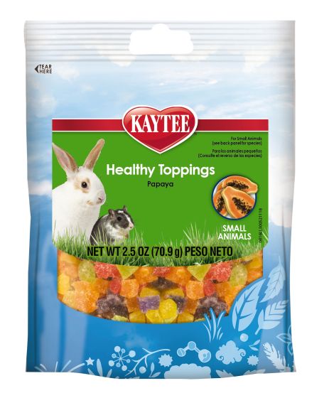 Kaytee - Healthy Toppings - Papaya for Small Animals - 2.5oz