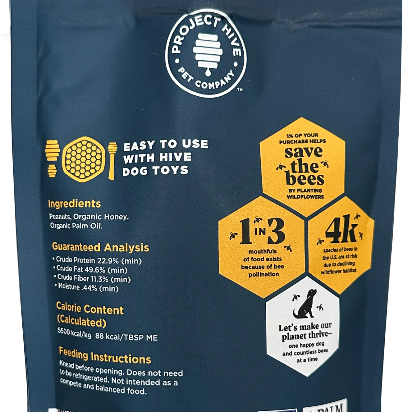 Project Hive™- Peanut Butter Spreadable Dog Treat - 6oz
