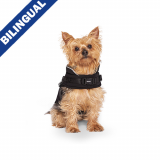 Canada Pooch Puffer Dog Harness, Black, 10 (Size: 10)