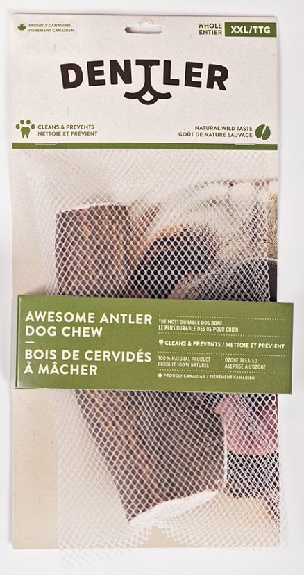 Dentler Whole Awesome Antler Dental Dog Chew, Natural, 2X-Large (Size: 2X-Large)
