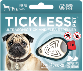 Tickless - Pet Classic Medallion - Beige