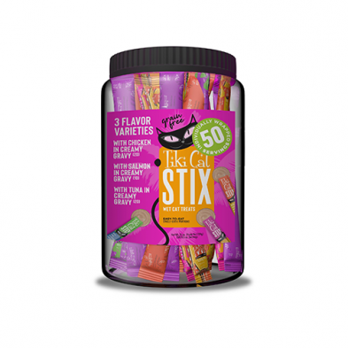 TIKI Cat Stix Variety Mega Jar Cat Treats (50CT)