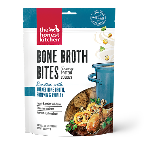 The Honest Kitchen Bone Broth Bites Turkey, Pumpkin & Parsley Dog Treat 8-oz Courtice Ontario