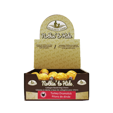 Nothin' to Hide™ - Turkey Drumstick Premium Dog Chew - Bulk