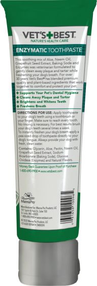 Vets Best Enzymatic Dental Toothpaste Dog 3.5oz