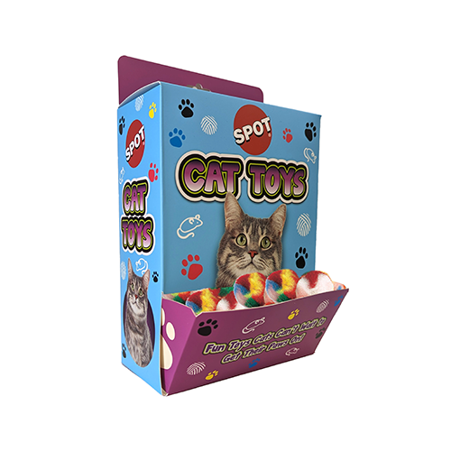 Spot® Kitty Yarn Puffs PDQ Bulk Cat Toy