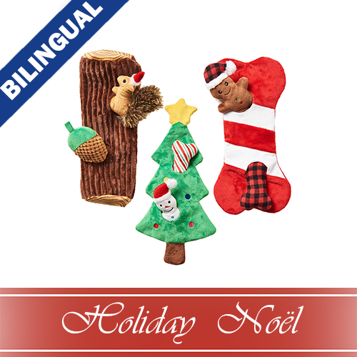 Spot® HOLIDAY Puzzle Toys Assorted Dog Toys