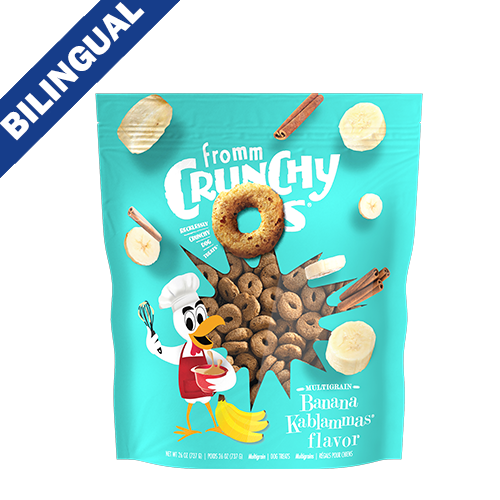 Fromm® Crunchy O's® Banana Kablammas™ Multigrain Dog Treat 26 oz
