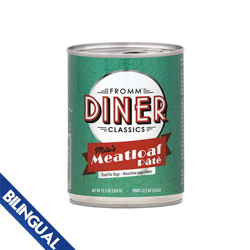 Fromm® Diner Classics Milo's Meatloaf Pâté Wet Dog Food, 12.5 oz