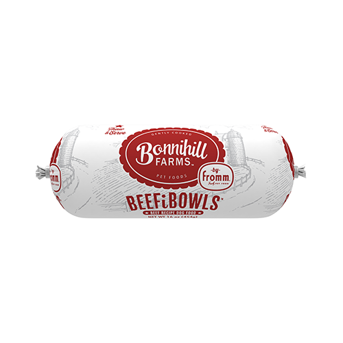 Bonnihill FARMS™ BEEFiBOWLS™ Beef Recipe Frozen Dog Food, 1lb
