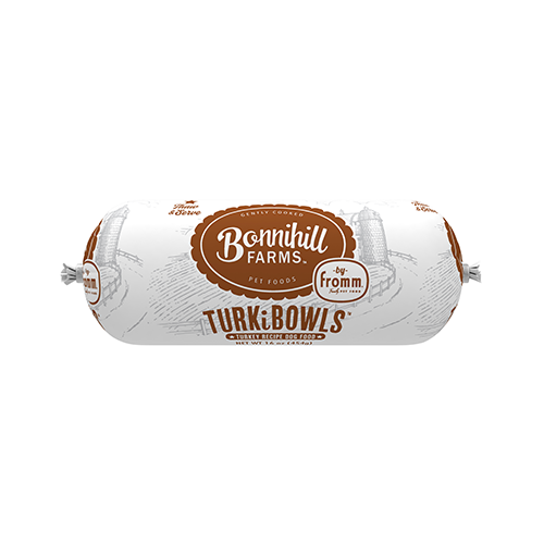 Bonnihill FARMS™ TURKiBOWLS™ Turkey Recipe Frozen Dog Food, 1-lb