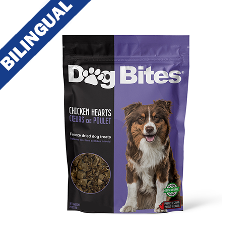 Dog Bites® Freeze Dried Chicken Hearts Dog Treat, 175 gm