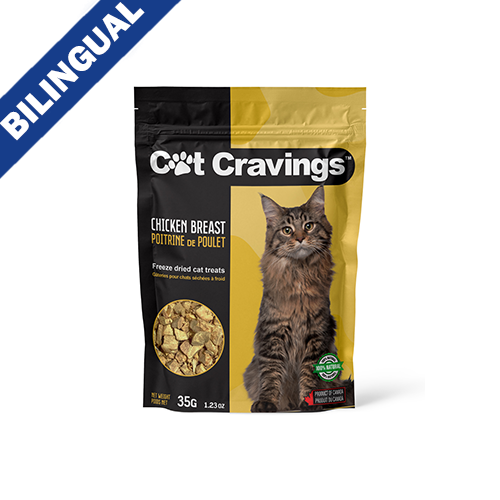 Cat Cravings ® Freeze Dried Chicken Breast, 35 gm, Cat Treat