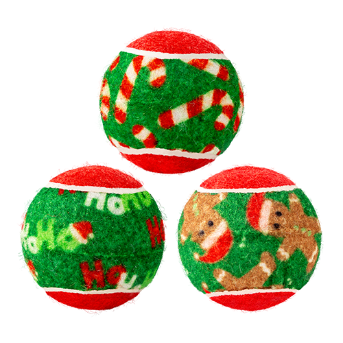 KONG HOLIDAY SqueakAir Ball, 6 Pack, Medium