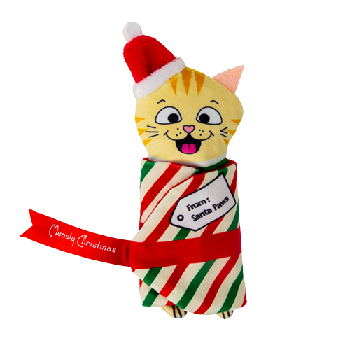 KONG® HOLIDAY Pull-A-Partz™ Present Cat Toy