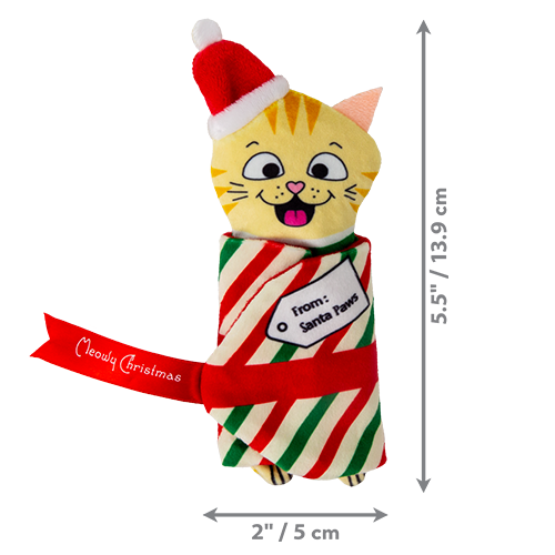 KONG® HOLIDAY Pull-A-Partz™ Present Cat Toy