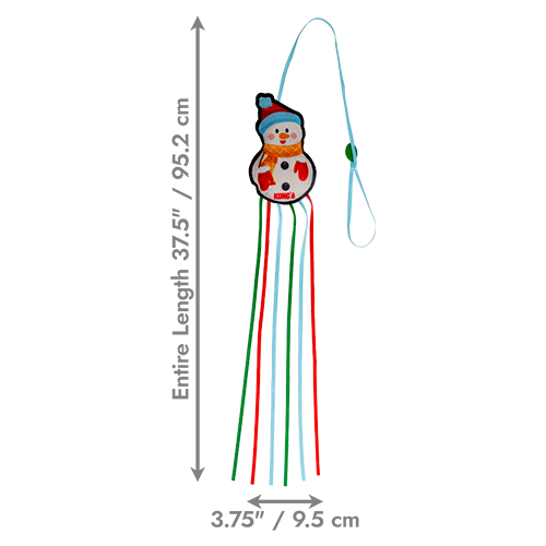 Kong Teaser Snowman Cat Toy