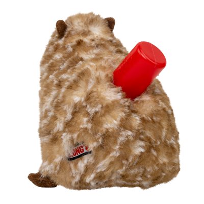 KONG Comfort Wuzzeez Capybara Plush Dog Toy Medium