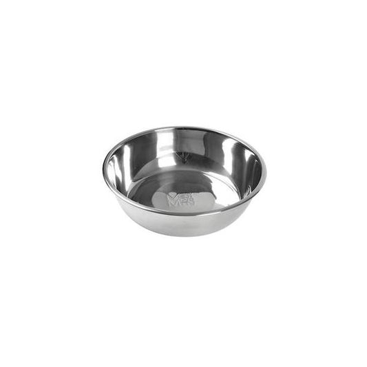 Messy Mutts Stainless Steel Dog Bowl, Large (Size: Large)