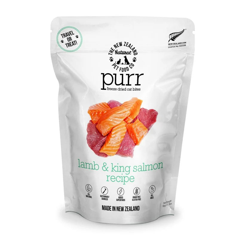 NZ Natural Purr Lamb & King Salmon Freeze-Dried Cat Food 50-g Courtice Ontario
