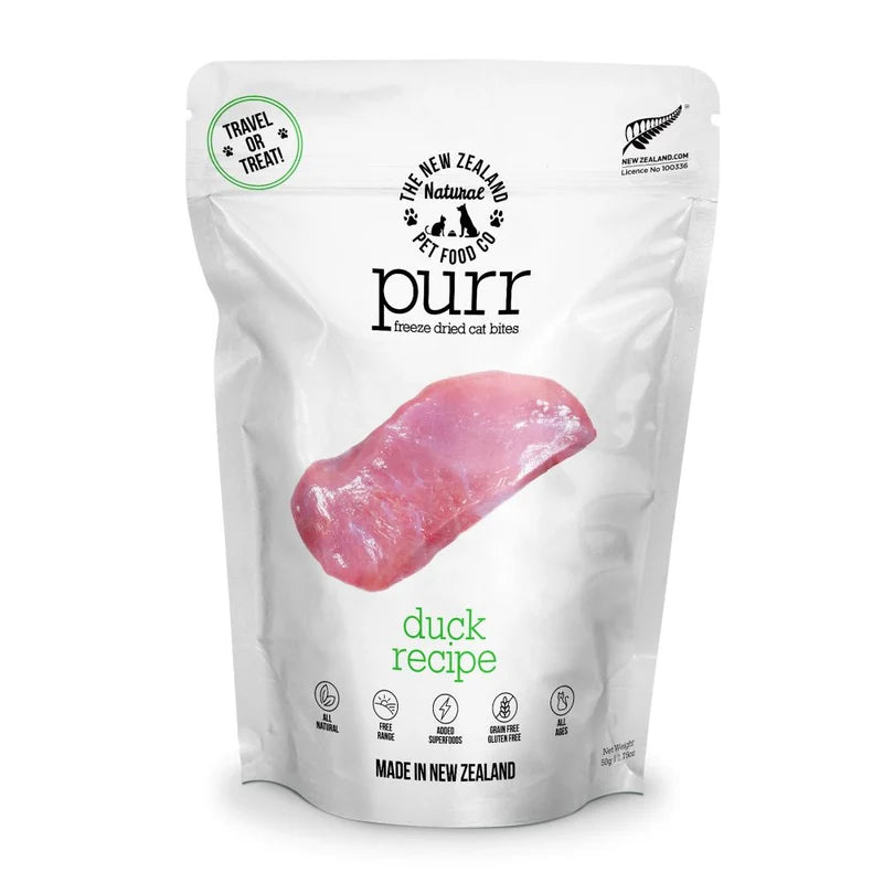 NZ Natural Purr Duck Freeze-Dried Cat Food 50-g Orono Ontario