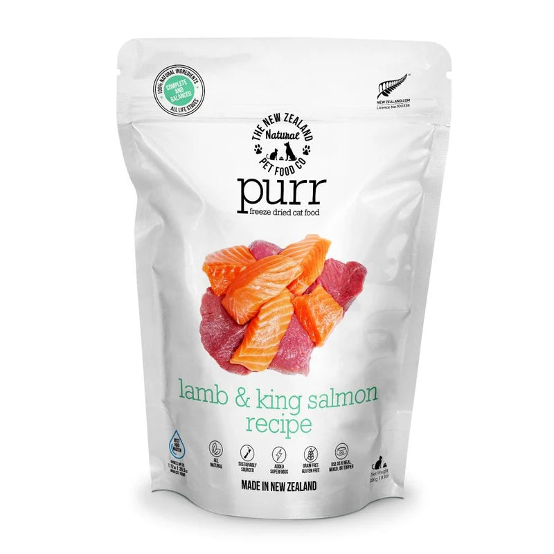 NZ Natural Purr Lamb & King Salmon Freeze-Dried Cat Food 280-g Bowmanville Ontario