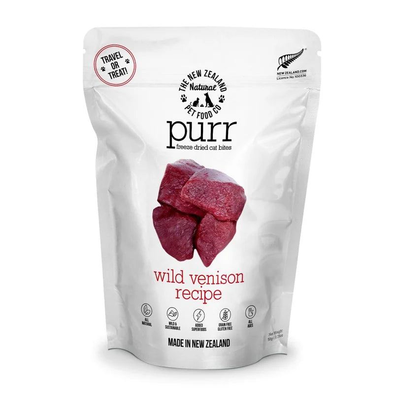 NZ Natural Purr Wild Venison Freeze-Dried Cat Food 50-g Orono Ontario