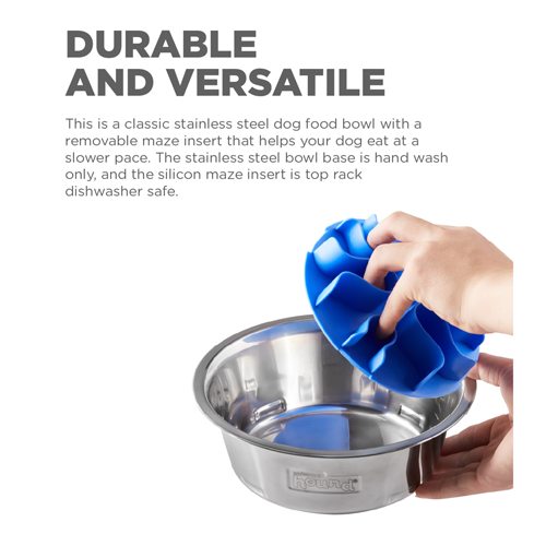 Outward Hound® Fun Feeder Stainless Steel, Medium