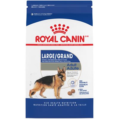 Royal Canin Size Health Nutrition Large Adult Dog, 17lbs