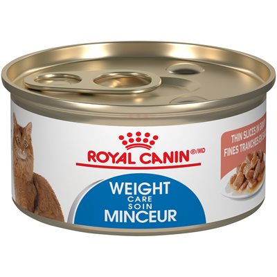 Royal Canin Feline Care Nutrition Weight Care Thin Slices in Gravy Canned Cat Food, 3-oz