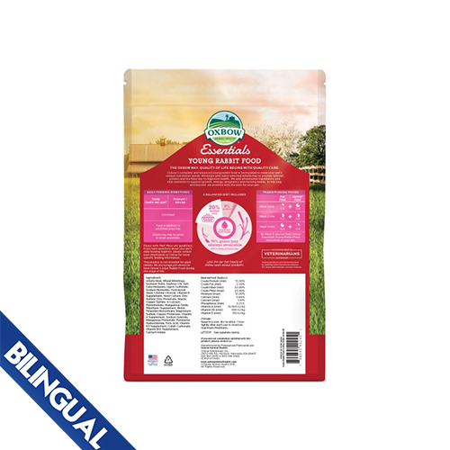 Oxbow Animal Health Essentials Young Rabbit Food, 5-lb