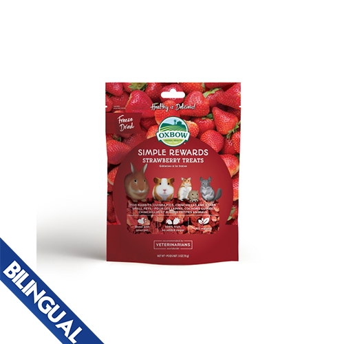 Oxbow Animal Health™ Simple Rewards Strawberry Treats 0.5 oz