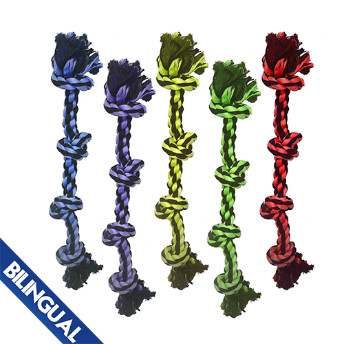 Multipet™ Nuts for Knots™ 4-Knot Rope Dog Toy