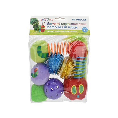 Multipet® The Very Hungry Caterpillar™ Value Pack Cat Toys - 10 Pack