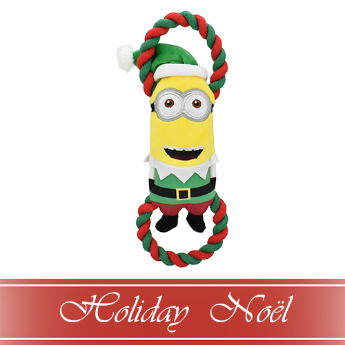 Multipet® HOLIDAY Minions® Kevin the Elf Tug Toy 10.5" Dog Toy