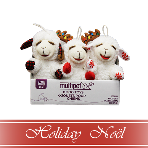 Multipet™ HOLIDAY Lamb Chop® Multi Pack, 3 Count