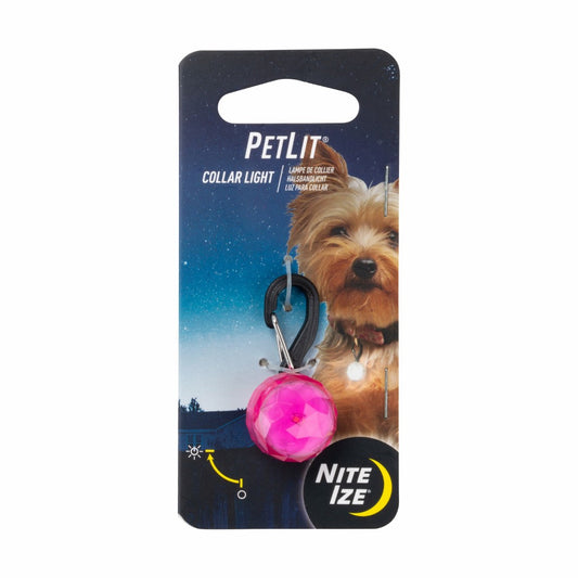 Nite Ize® PetLit® Collar Light Pink Jewel