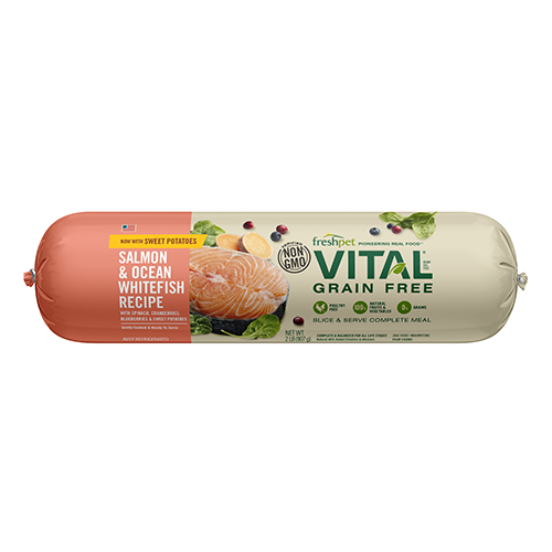 Fresh Pet® Vital® Grain Free Salmon with Vegetables Fresh Dog Food, 2-lb