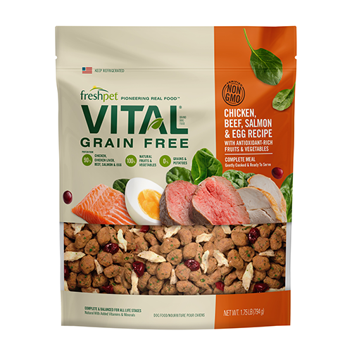 Fresh Pet® Vital® Grain Free Chicken, Beef & Salmon Fresh Dog Food, 794-gm
